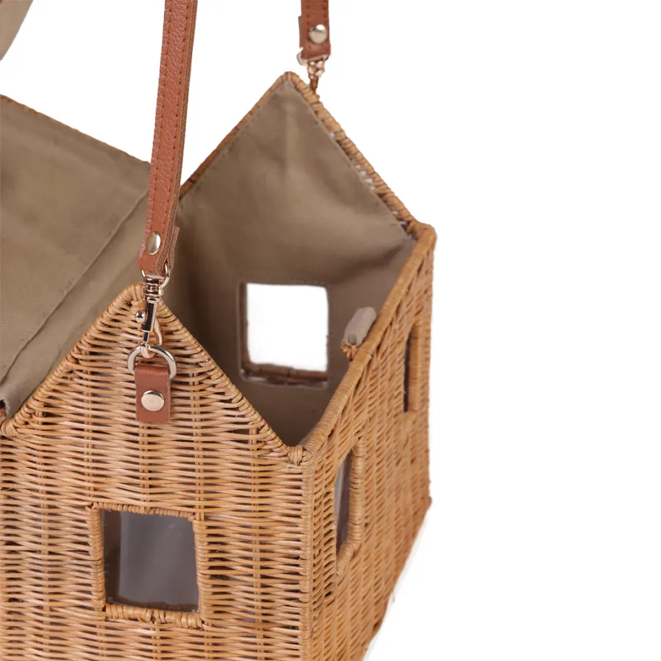 OM17-1161 RATTAN NIPA HUT BAG, image 3