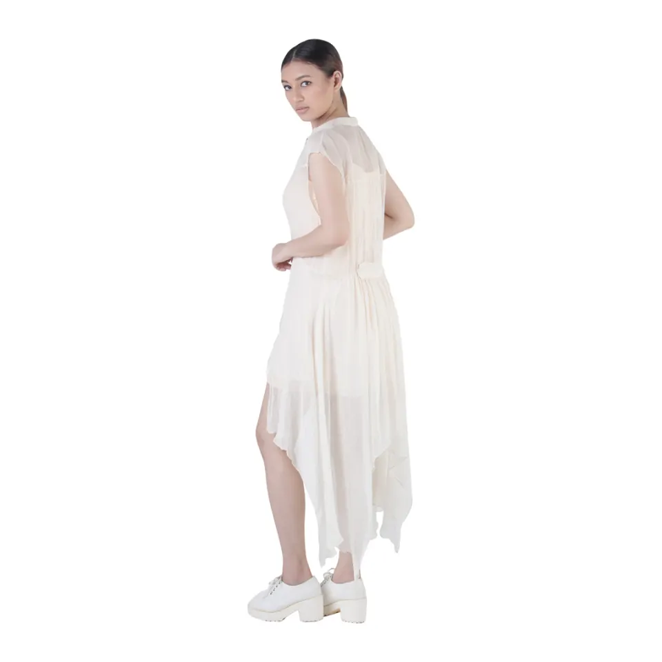 Pineapple crepe dress , image 4