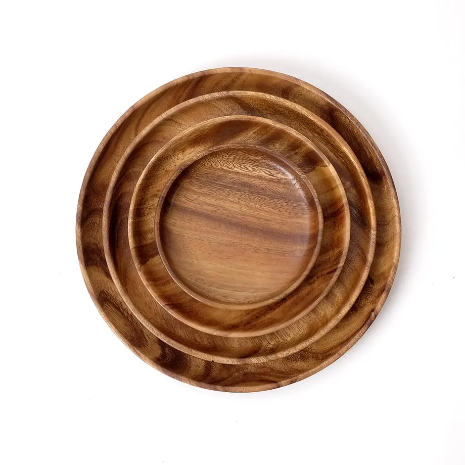 Acacia Traditional Round Tray (MF-020), image 1