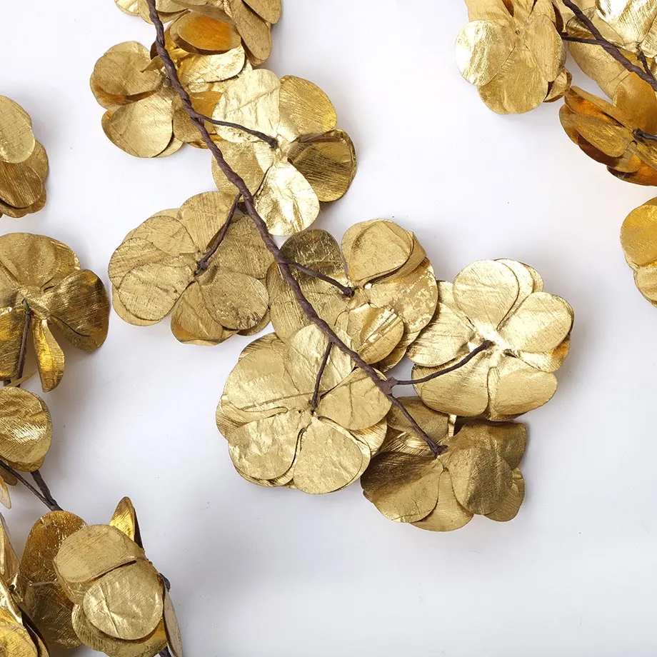 Gold Leaf Blossom Garland (D24FCG-36), image 1
