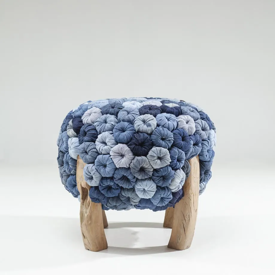 Blue Coral Stool, image 1