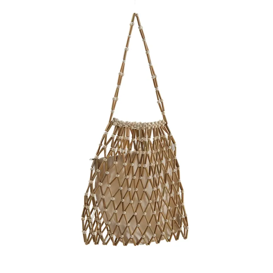 ALANA BAMBOO TOTE BAG (NATURAL), image 1