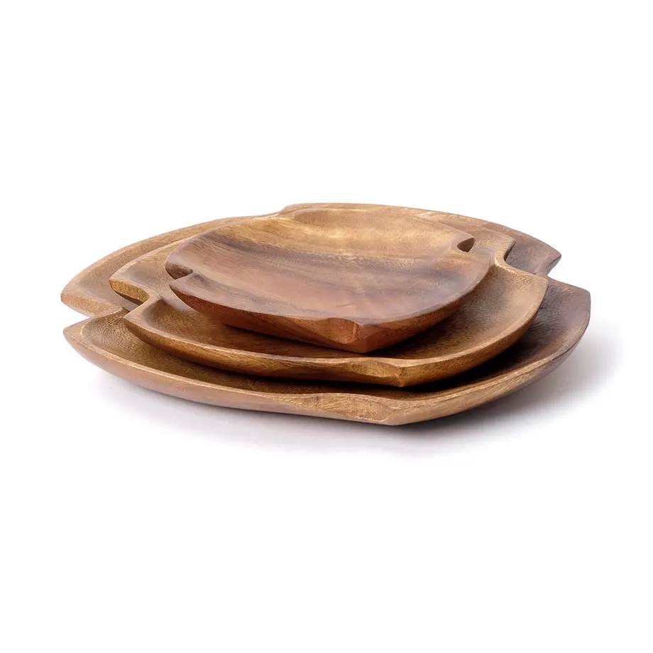 Acacia Dented Irregular Tray (MF-007), image 2