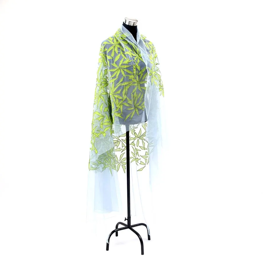 Navigating the Dreamscape / Petal Shadows Malong / Kaftan Textile / yellow, image 5