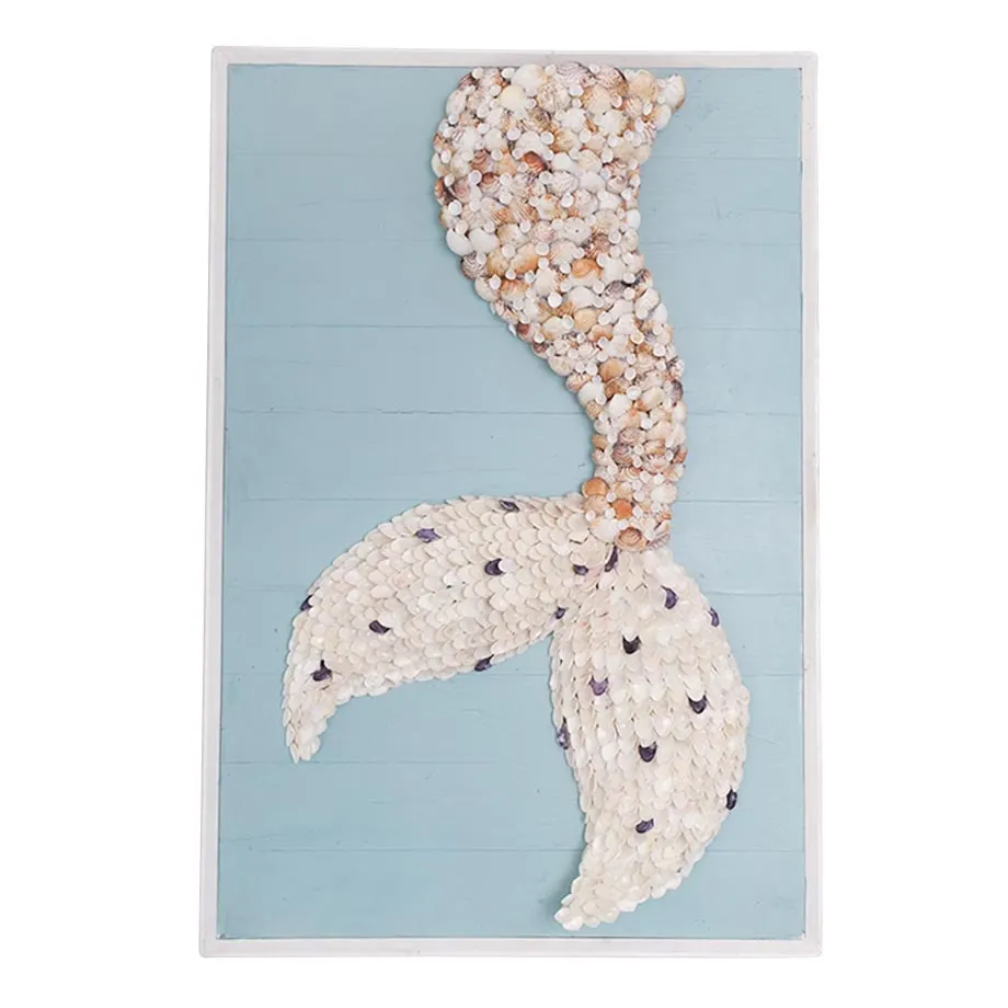  Wall art shell mermaid tail, image 2