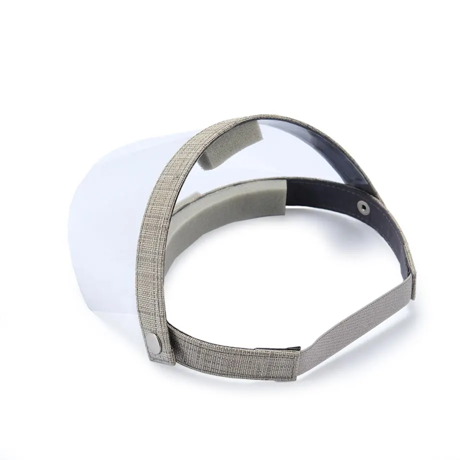 GOGGLES IN RAFFIA + FACE SHIELD (GRAY), image 2