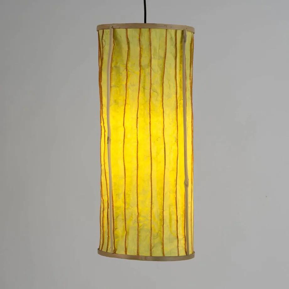Stitched Washable Paper Lamps (Lime), image 4