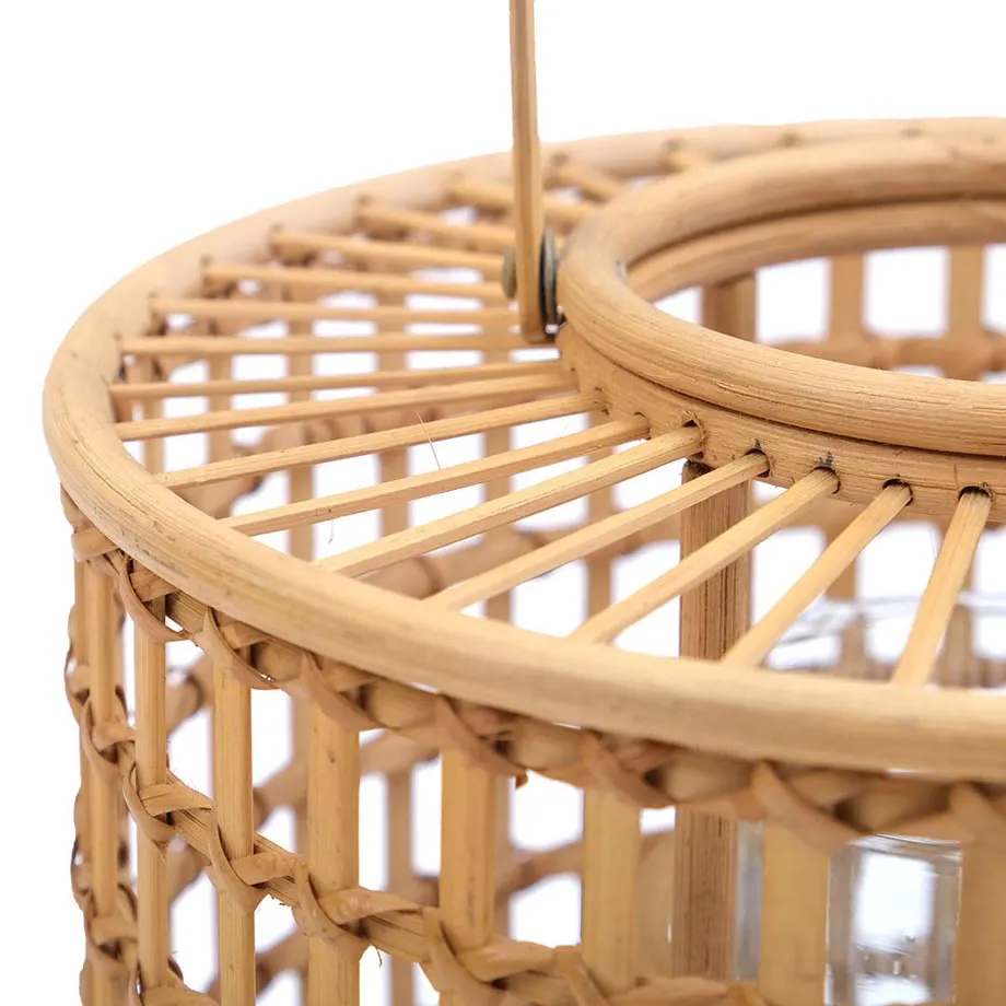 NCA90114 BAMBOO CANDLE HOLDER, image 4