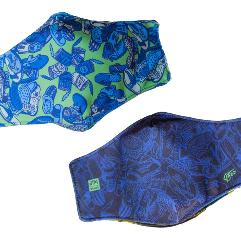 Blue Tsinelas Reversible Face Mask, image 1