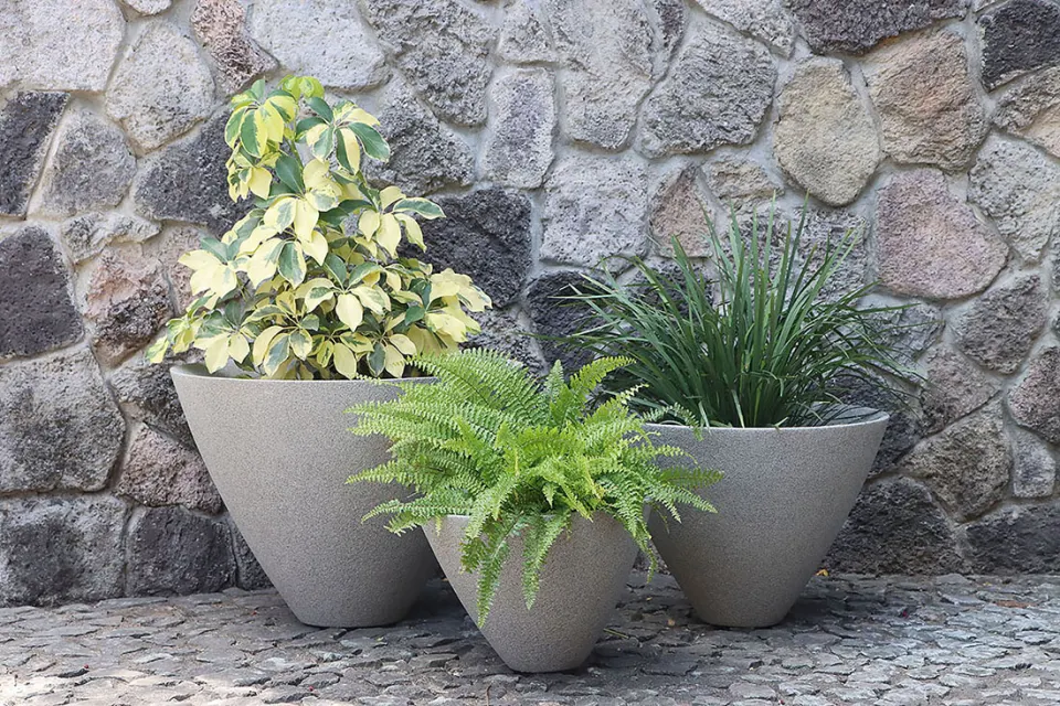 Granite stone planters, image 6