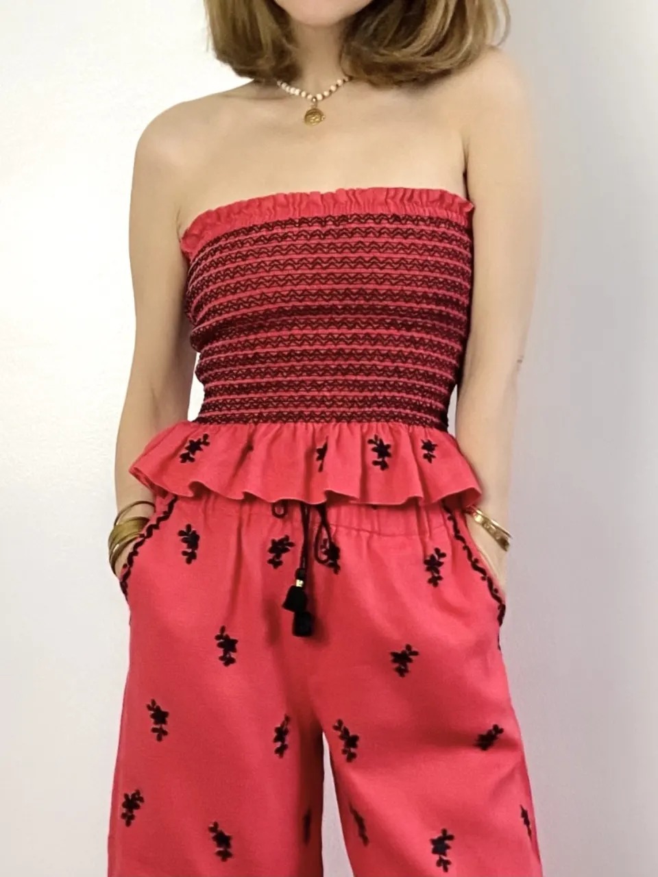 NADIA TUBE TOP, Red, image 2