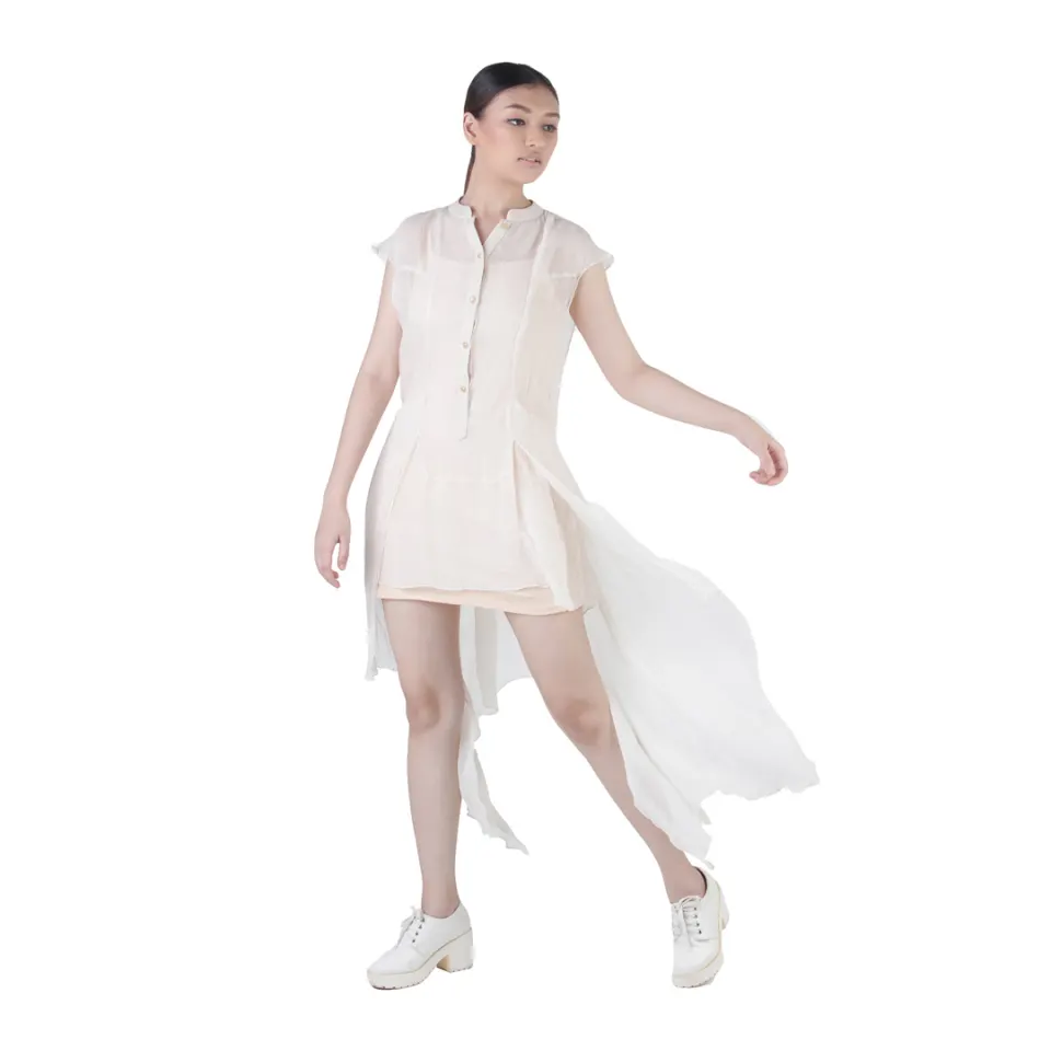 Pineapple crepe dress , image 3