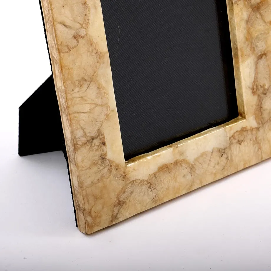 Plain smoked capiz photo frames, image 1
