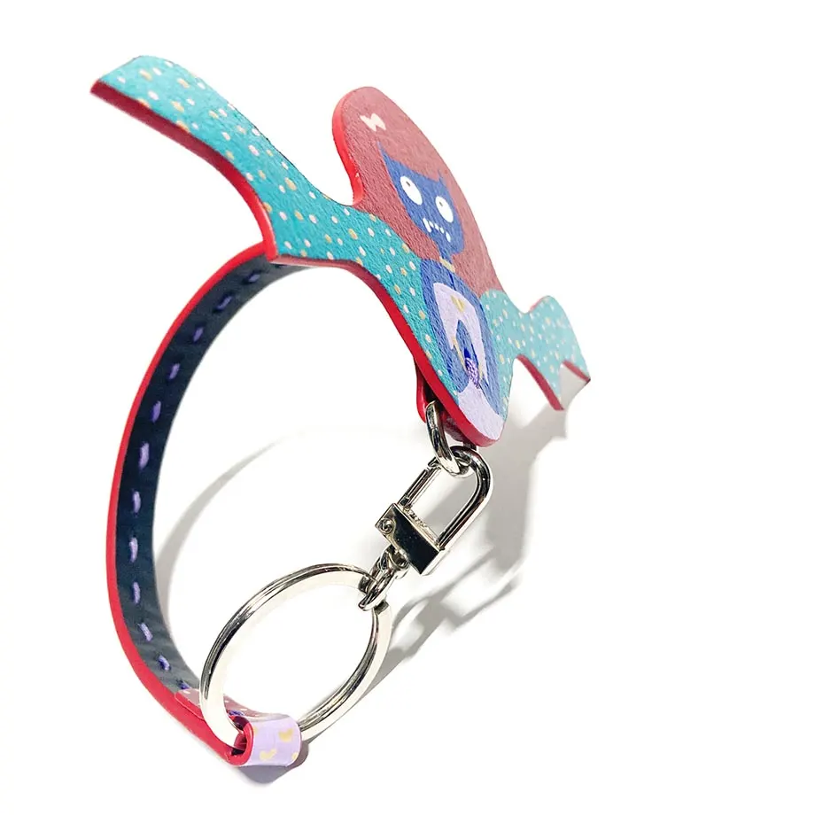 Manananggal Bag Charm Red and Blue, image 4