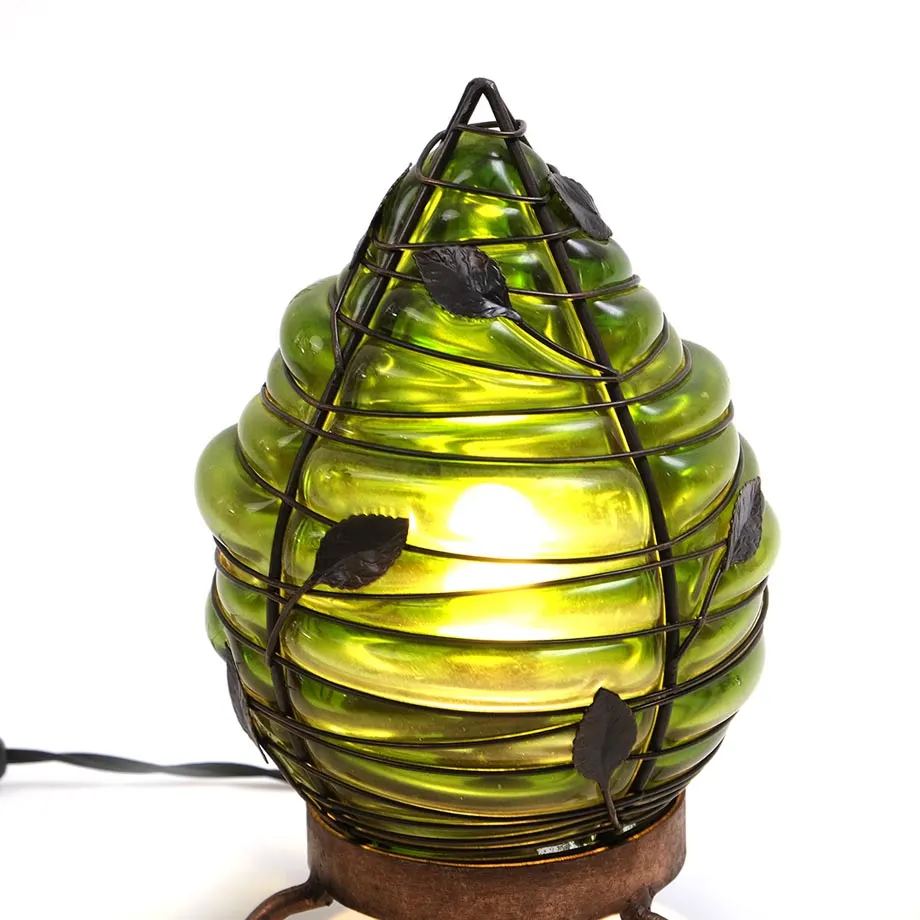  Bullet Shaped Blown Glass Table Lamp , image 5