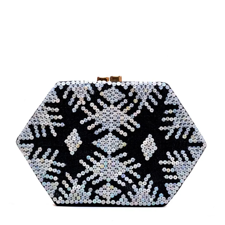 Elena Shell Clutch, image 1