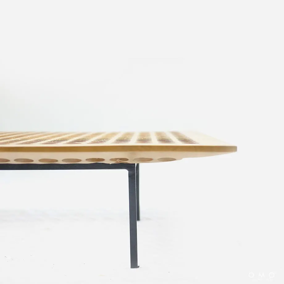 Solid Wood Coffee Table with holes, image 4