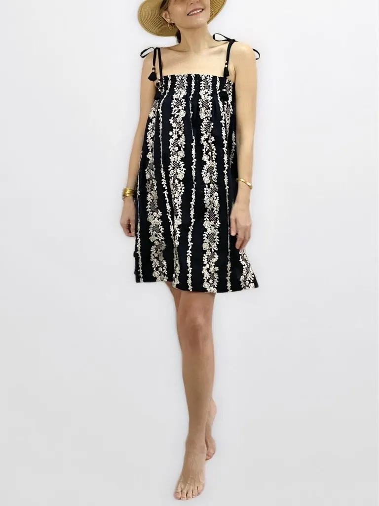 ALBA DRESS, Black Ivory, image 2