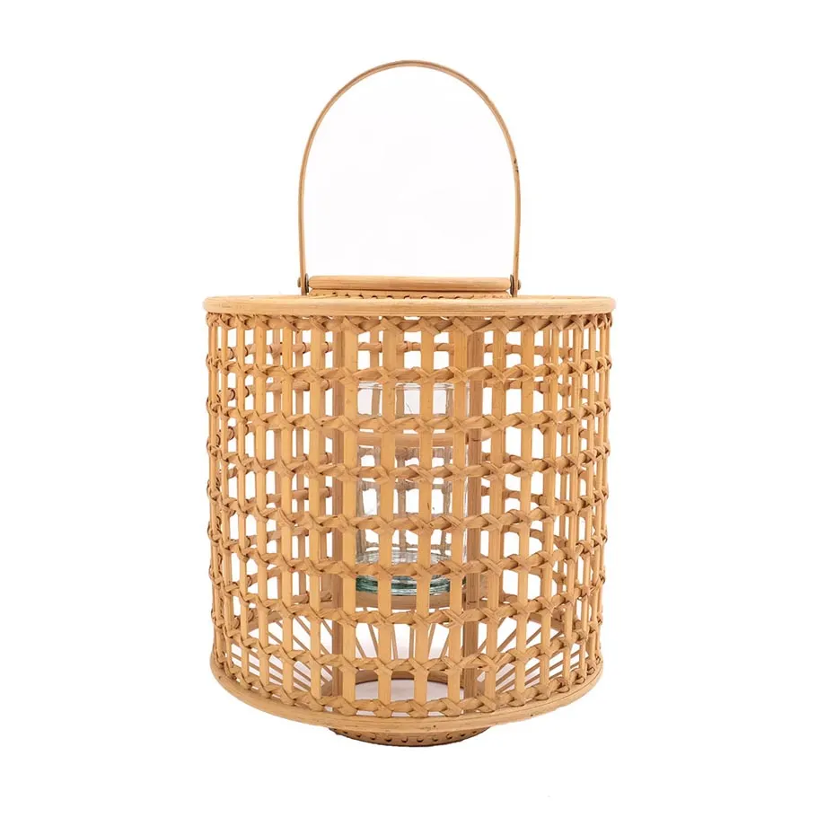 NCA90114 BAMBOO CANDLE HOLDER, image 2