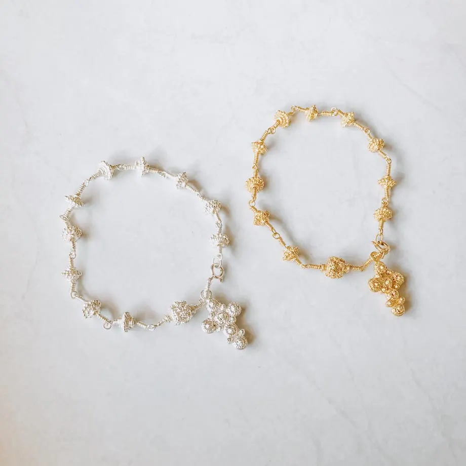Amami Tambourine Rosary Bracelet, image 3