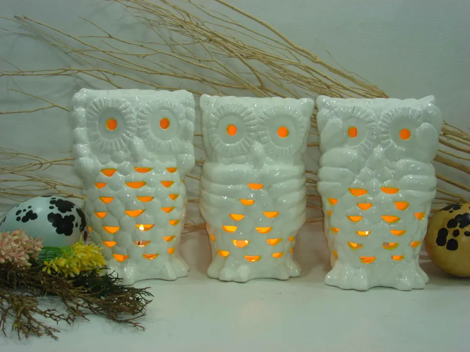 L&G Village Pottery Tea Light Vases, image 3