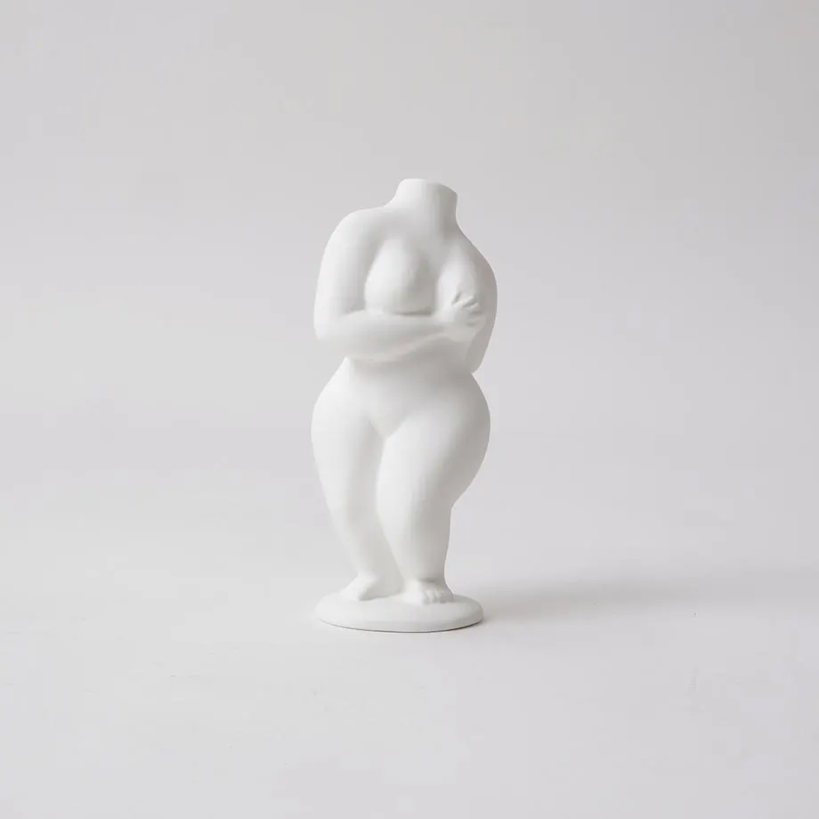 BURLESK VASE STANDING ON DISC, image 3