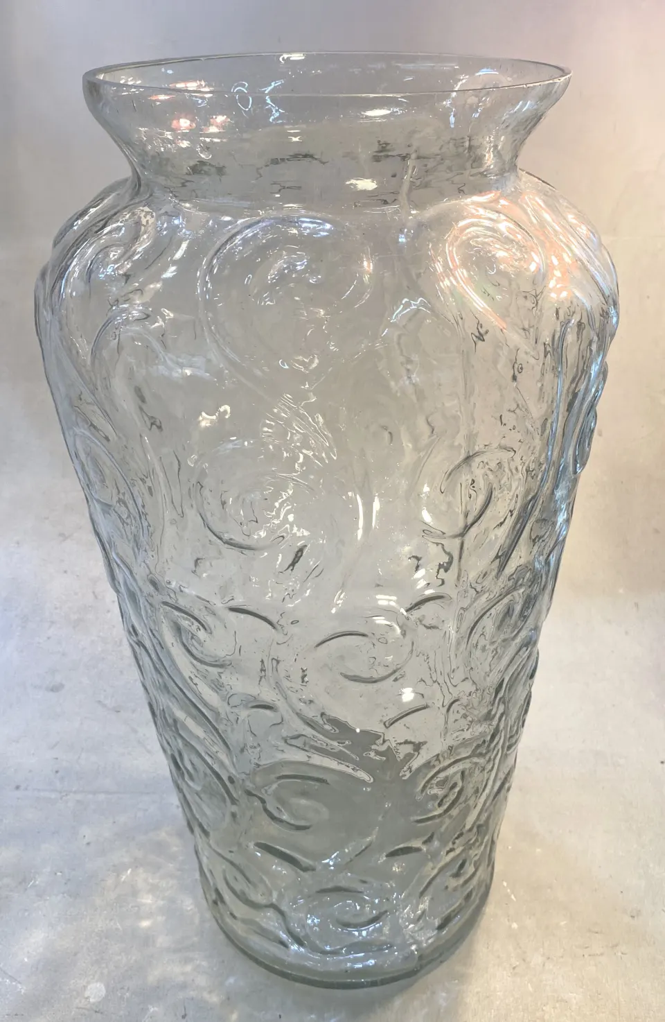 Arabesque Design Tapayan Hand Blown Recycled Glass XL Vase
