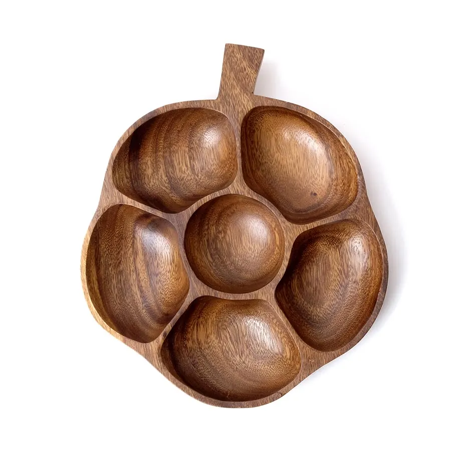 Acacia Flower Chip and Dip Tray (MF-018), image 1
