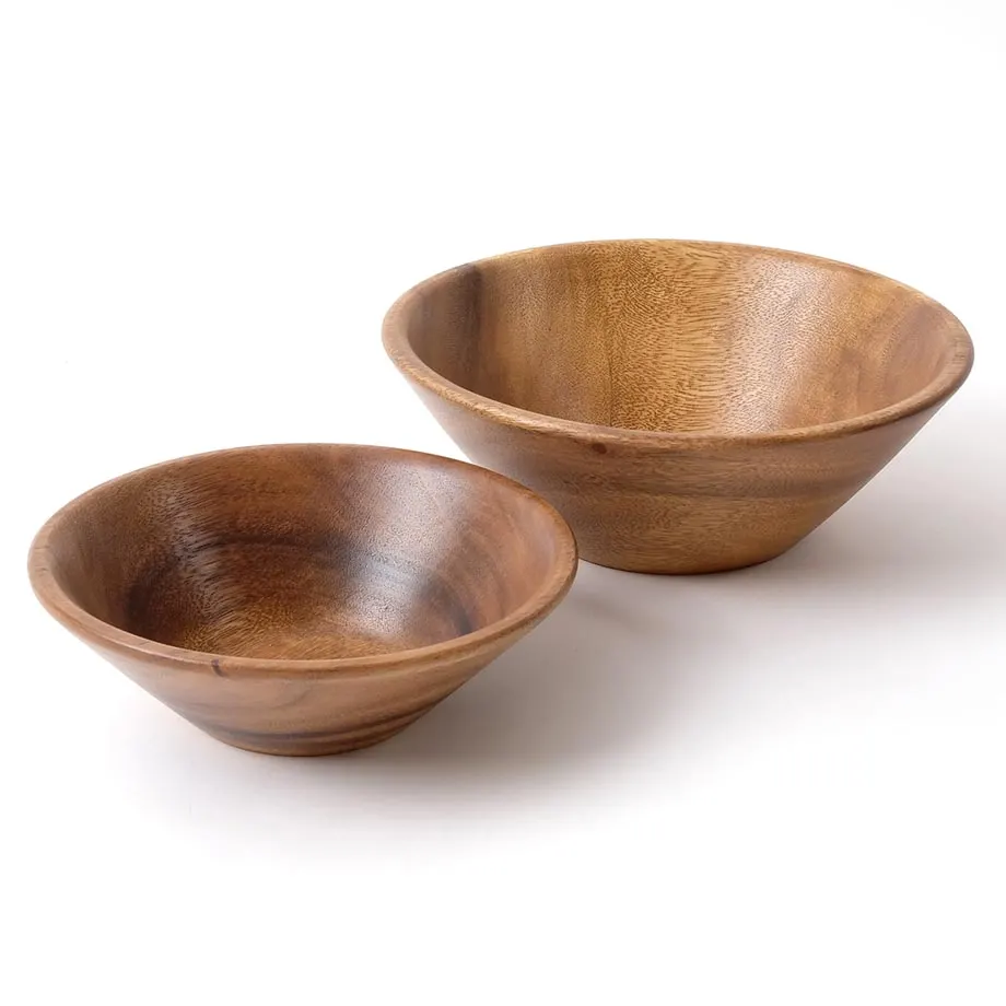 Acacia Round Tapered Bowl (MF-015), image 2