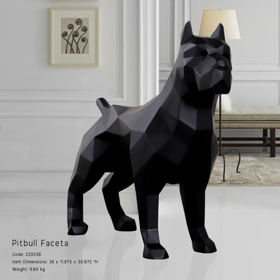 Pitbull facetta in satin black, image 1
