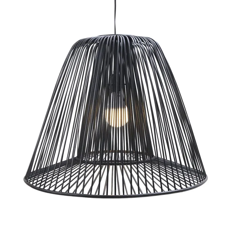 NCA90102-W BAMBOO DOME PENDANT, image 2
