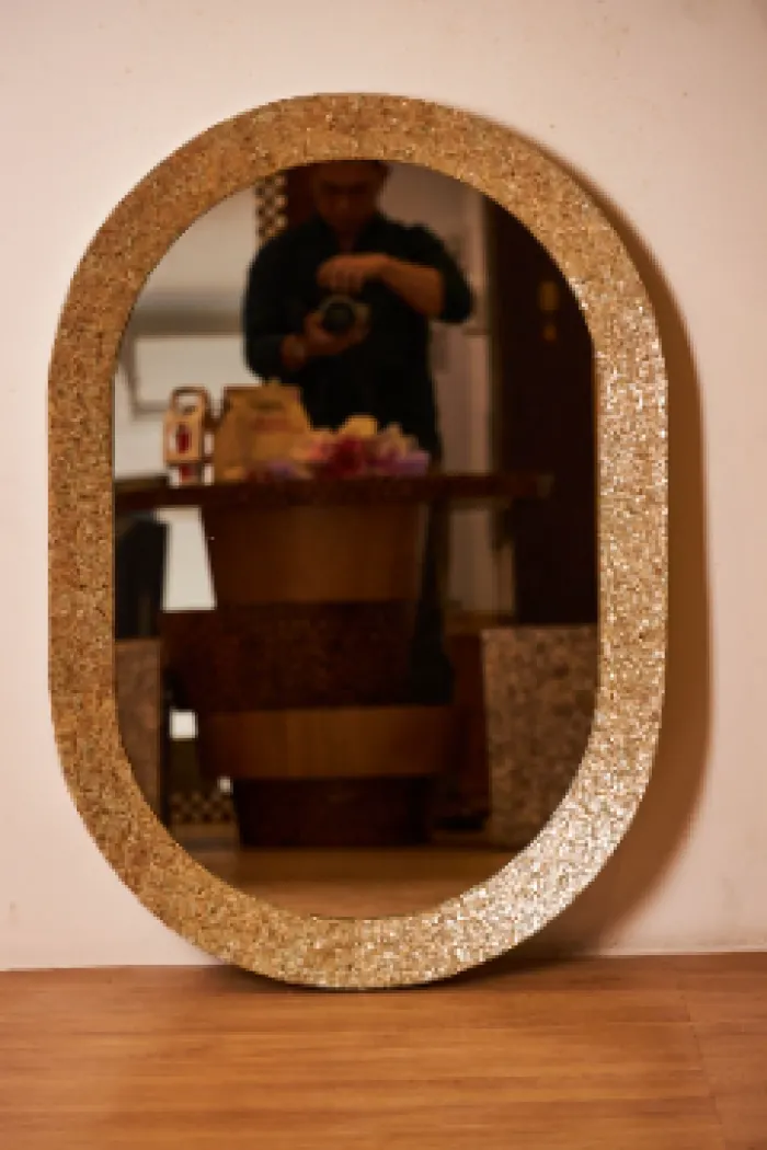 OLIVE SHORT OVAL (Mirror), image 1