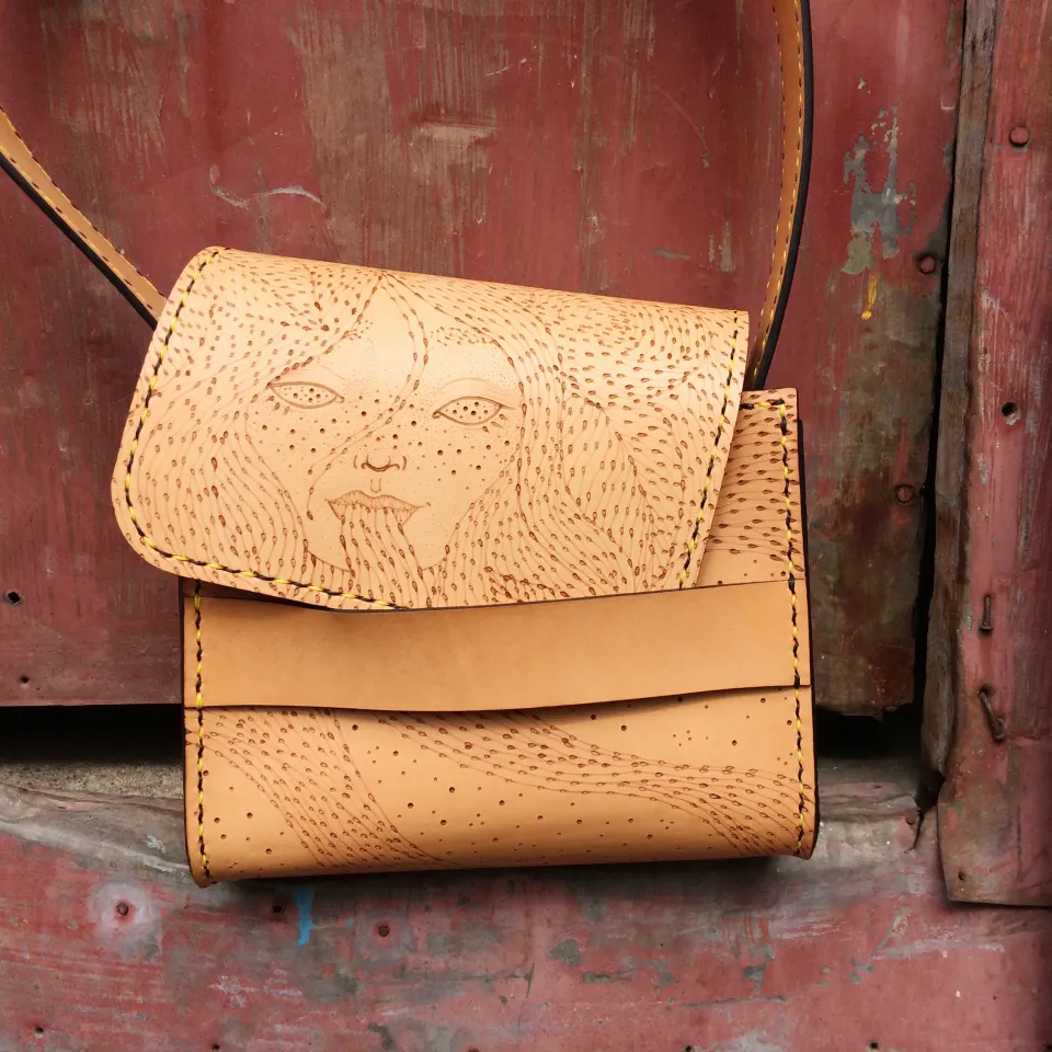 Illustrated Leather Bags, image 1