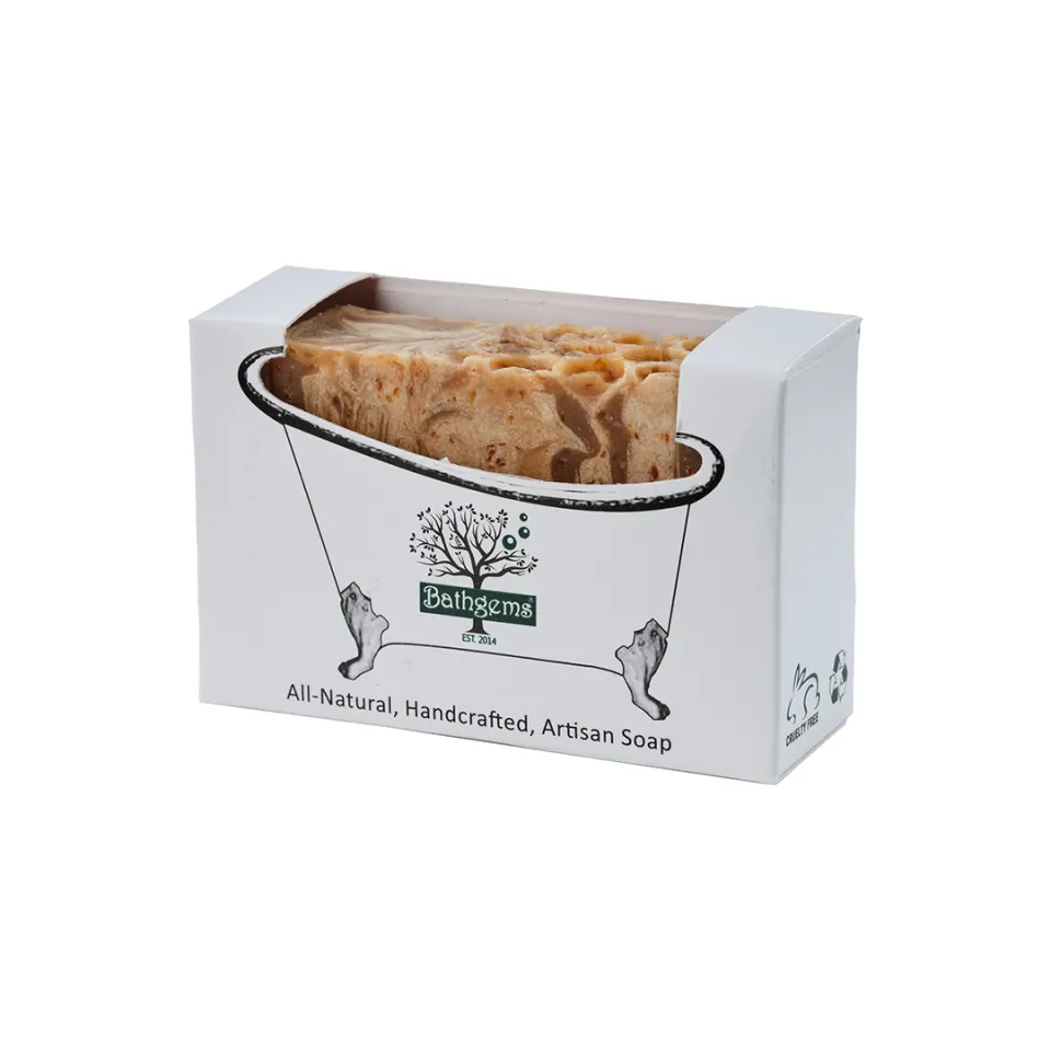 Oatmeal Milk Honey Soap Bar, image 2