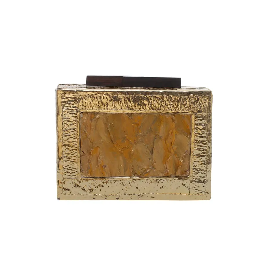 Texture Painting Minaudiere Bag, image 1