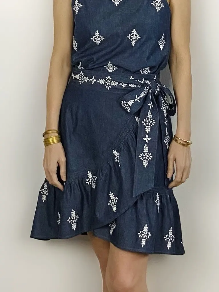 LUCY SKIRT, Chamb White, image 3