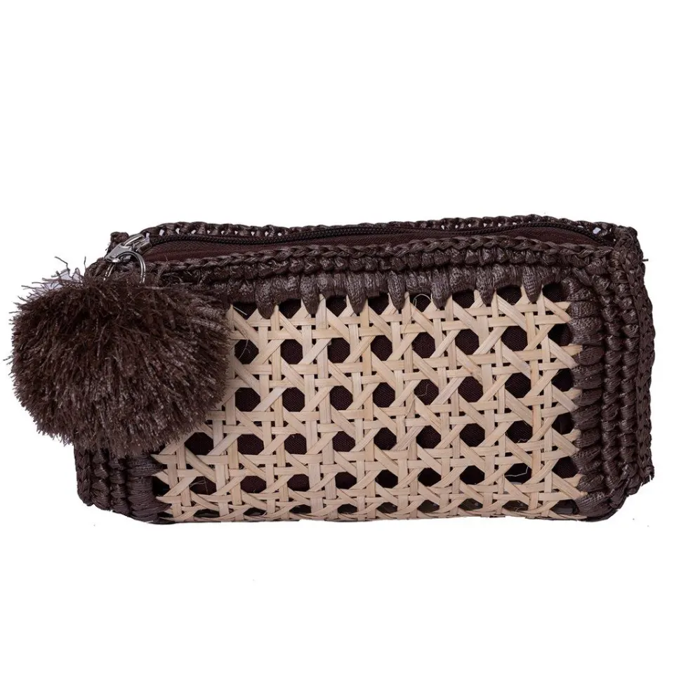 Small Straw Purse with Solihiya Design, image 1