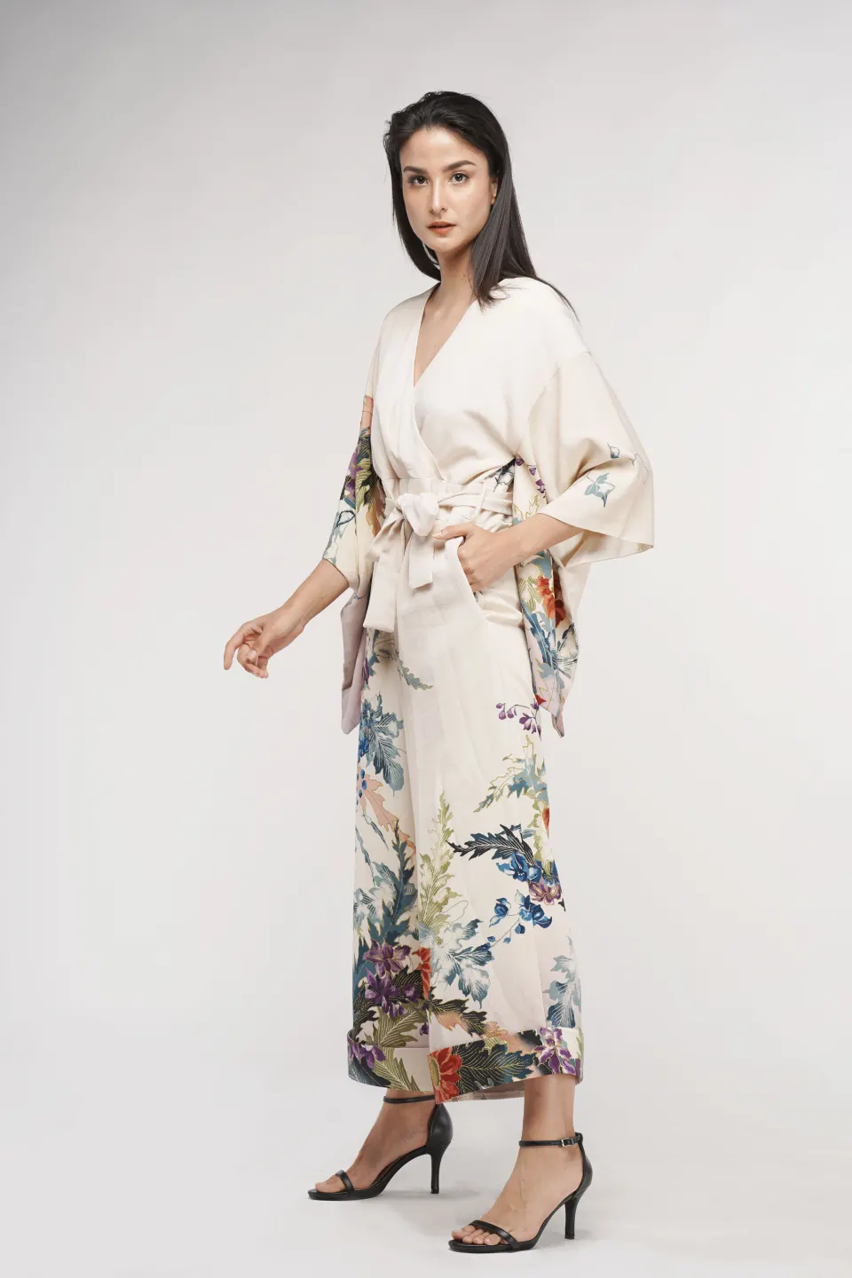 Flowers Kimono Jump suit, image 3