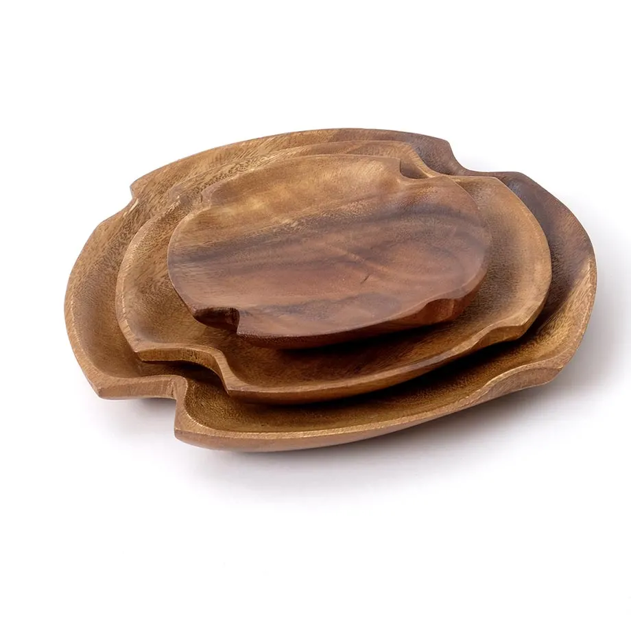 Acacia Dented Irregular Tray (MF-007), image 5