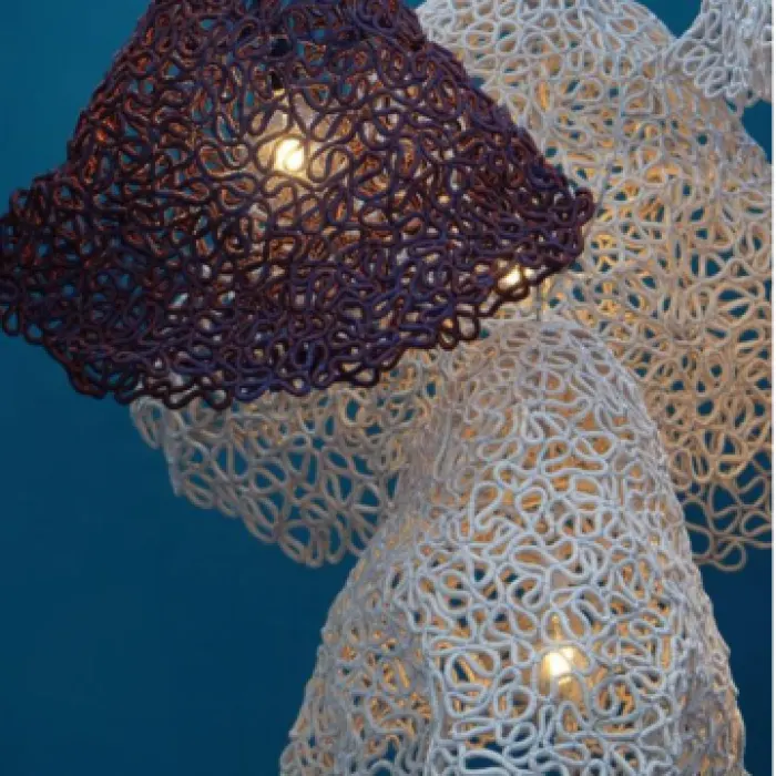  Brain Coral Tapestry Lamps