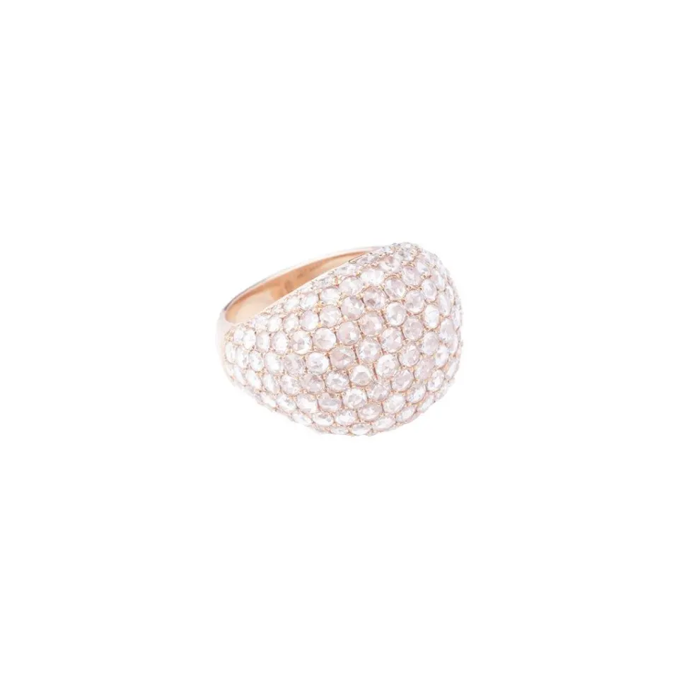 Rose Cut Diamond Bubble Ring , image 1