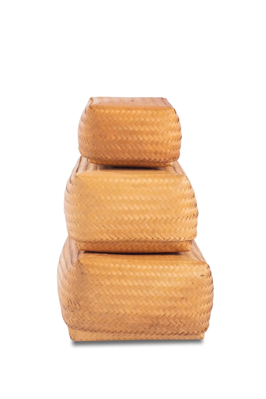 Bamboo Treasure Chest (Set of 3) , image 4