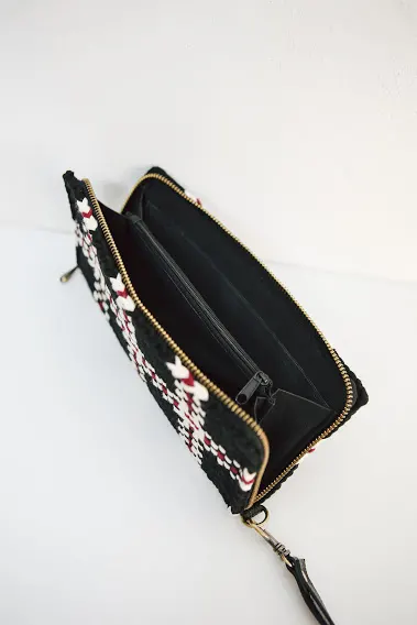 Cheska Wallet Plaid Noir, image 5