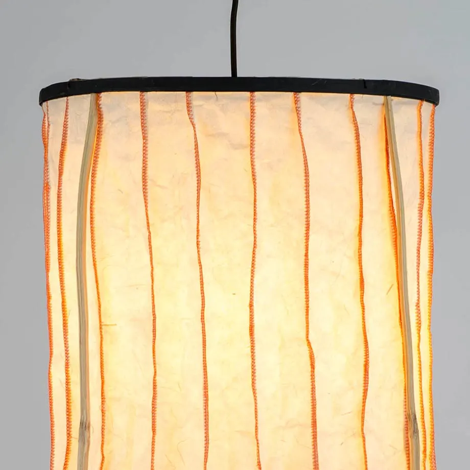 Stitched Washable Paper Lamps (Natural), image 2