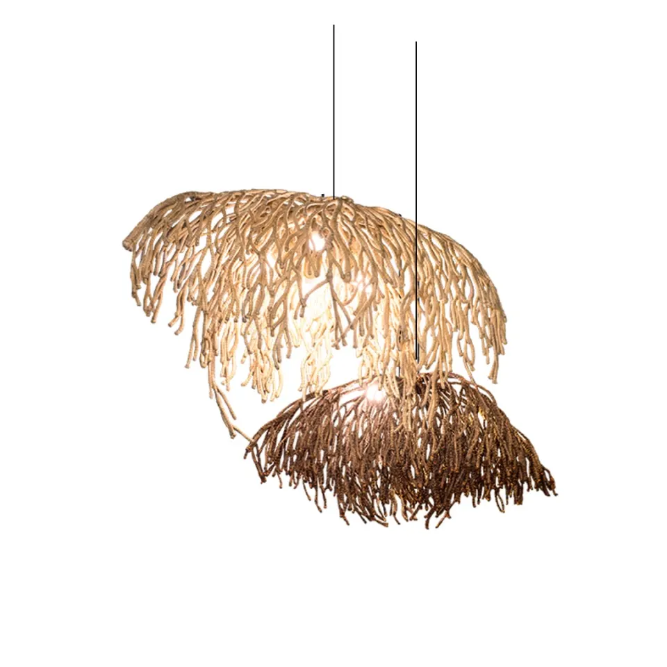 Abaca Sea Fan Coral Pendant Lamp