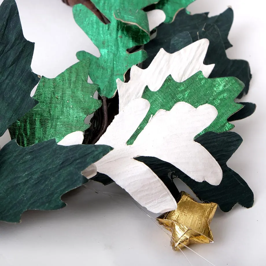 Falling star oak leaf Wreath (D24MF19-DEV62-10.5), image 5