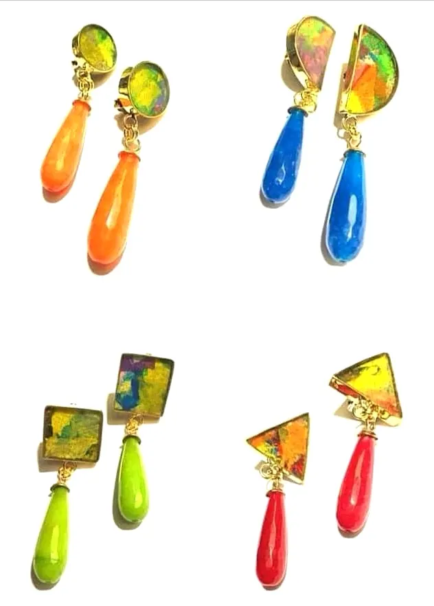 Adarna Agate Drop Earrings