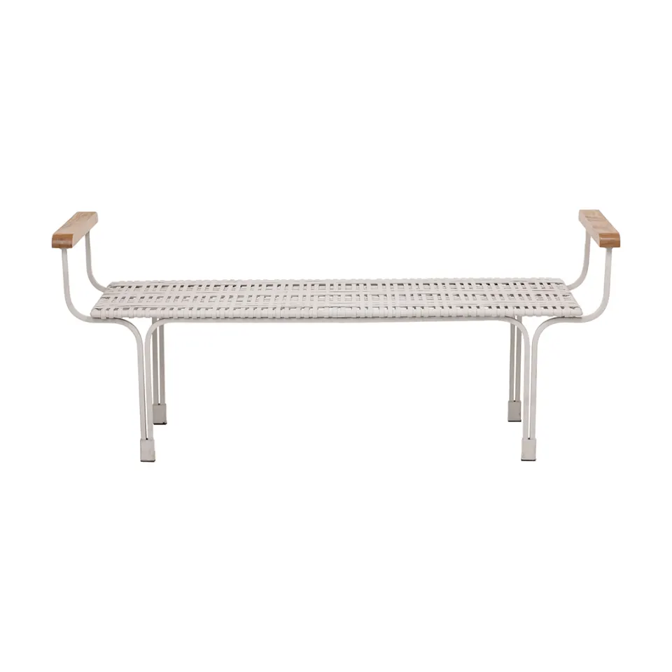 CHEQUE bench with armrest, image 3