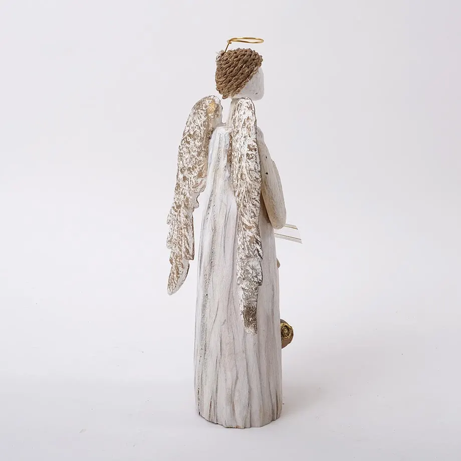 Wooden Standing Angel, image 1