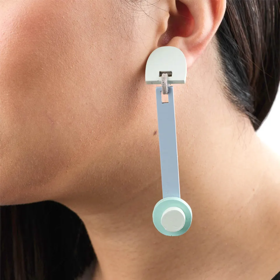 GALILEO Pendulum Drop Clip-on Earrings, image 2